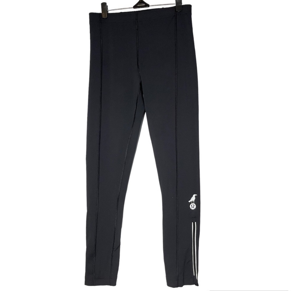 Rare bird print Lululemon Black Leggings size S